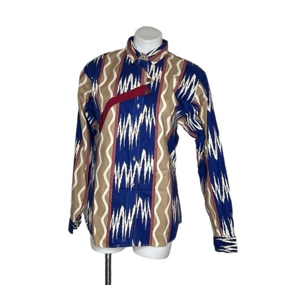 ROPER Abstract Aztec Print Western Cowgirl Shirt Vintage 90’s